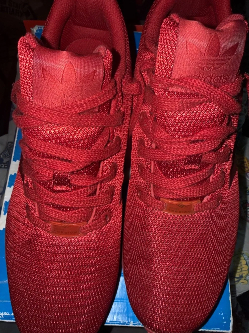 Red Adidas ZX FLUX